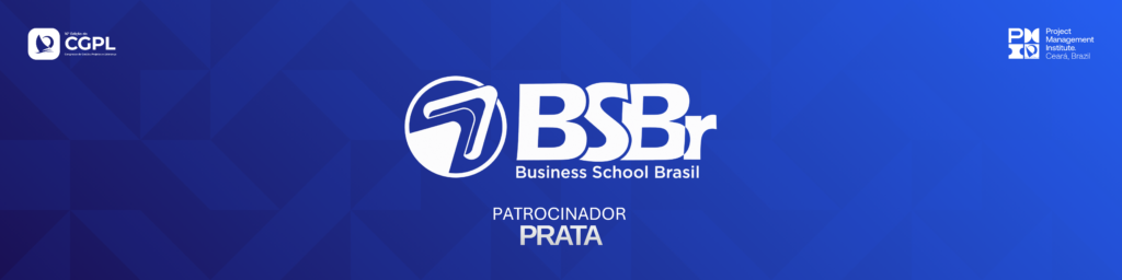 Logótipo da BSBr Business School Brasil, Patrocinador Prata do 16º Congresso de Gestão, Projetos e Liderança (CGPL).
