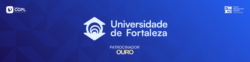 Logótipo da Universidade de Fortaleza, Patrocinador Ouro do 16º Congresso de Gestão, Projetos e Liderança (CGPL).